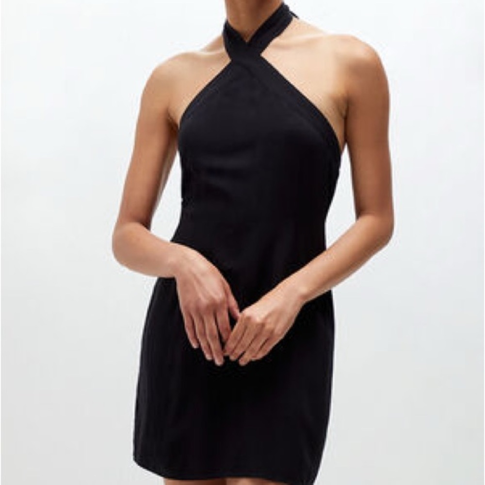 LA Hearts Black Halter Dress